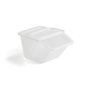 Pojemnik do segregacji FENTON, 295x560x395 mm, 34 L, biały
