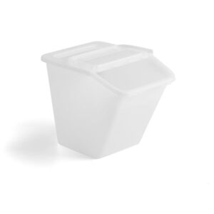 Pojemnik do segregacji FENTON, 435x560x395 mm, 55 L, biały