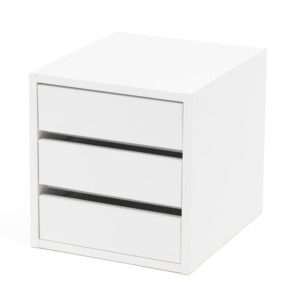 Wkład z 3 szufladami FLEXUS/NOMAD, 375x360x410 mm, biały