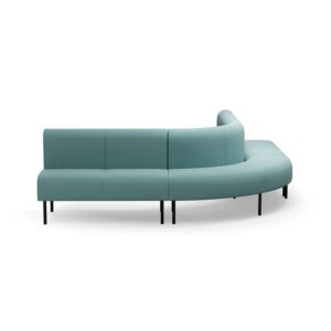 Sofa VARIETY, narożna na zewnątrz 90°, tkanina Pod CS, turkusowy