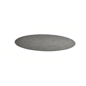Okrągły dywan MELVIN, Ø 3500 mm, jasnoszary