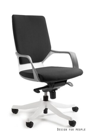 FOTEL BIUROWY APOLLO (W-908) - BIAŁY, BL418 BLACK Unique