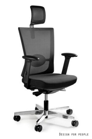 FOTEL BIUROWY FORTE - TKANINA BL418 BLACK Unique