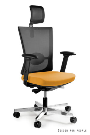 FOTEL BIUROWY FORTE - TKANINA BL404 HONEY Unique
