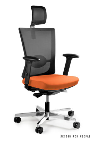 FOTEL BIUROWY FORTE - TKANINA BL405 MANDARIN Unique