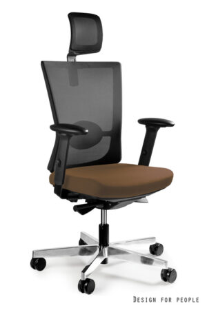 FOTEL BIUROWY FORTE - TKANINA BL409 TAUPE Unique