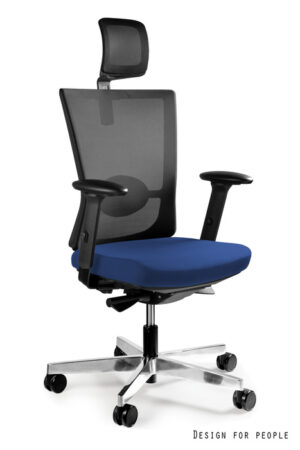 FOTEL BIUROWY FORTE - TKANINA BL415 ROYALBLUE Unique