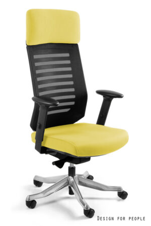 FOTEL BIUROWY VELO - BL410 MUSTARD Unique