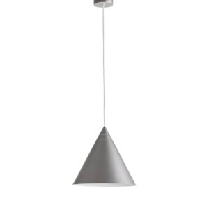 Lampa sufitowa PEAK, Ø 350 mm, srebrna