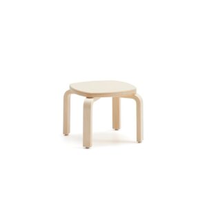 Stołek dziecięcy VIDE, laminat brzoza, W 260 mm