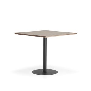 Stół METRIC, moduł środkowy, 1000x1000x900 mm, czarny/orzech