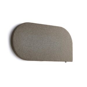 Panel akustyczny POLY, kropla, 600x1200x56 mm, ścienny, brązowy
