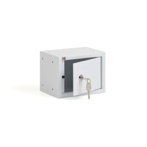 Szafka osobista CUBE, biały, biały, 150x200x150 mm