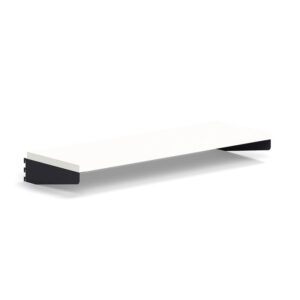 Półka RELY, laminat, 900x300 mm, antracyt/biały