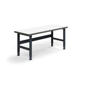 Stół warsztatowy TRUST, 2000x760 mm, nośność 600 kg, laminat HPL