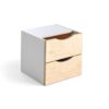 Organizer z szufladami RICO, 2 szuflady, brzoza