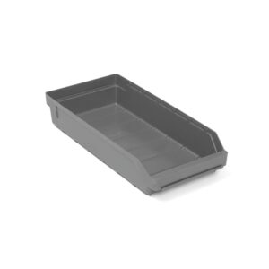 Pojemnik magazynowy REACH, 500x240x95 mm, 8,4 L, szary