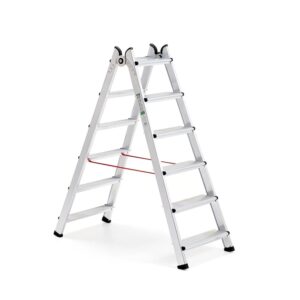 Drabina dwustronna BRINK, 6 stopni, wys. 1410 mm