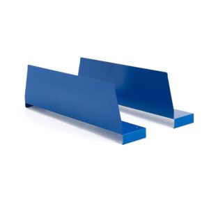 Przegroda półki SUPPLY, 2 szt., 160x575 mm, niebieska