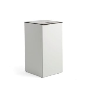 Stacja segregacji CELSIUS, biały, 1 pojemnik 90 L + 1 pojemnik 21 L + 1 pojemnik 10 L
