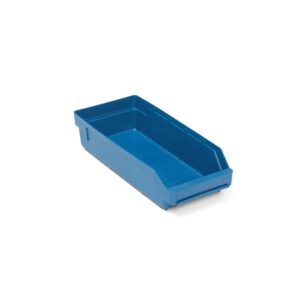 Pojemnik magazynowy REACH, 400x180x95 mm, 4,8 L, niebieski