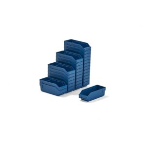 Pojemnik na małe przedmioty REACH, 300x120x95 mm, 30 szt., niebieski