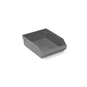 Pojemnik magazynowy REACH, 300x240x95 mm, 4,7 L, szary