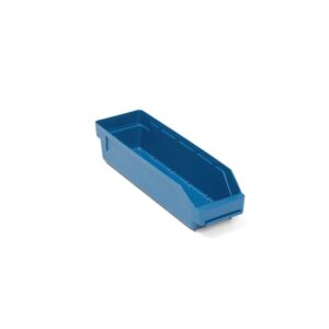 Pojemnik magazynowy REACH, 400x120x95 mm, 3 L, niebieski