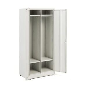 Szafa ubraniowa CHANGE, 1800x800x500 mm, jasnoszary