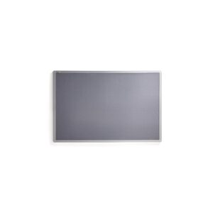 Tablica ogłoszeniowa VIRGINIA, 900x600 mm, szary, aluminium