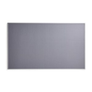 Tablica ogłoszeniowa VIRGINIA, 2000x1200 mm, szary, aluminium