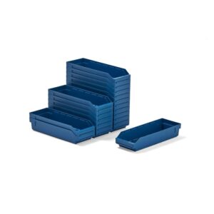 Pojemnik na małe przedmioty REACH, 500x180x95 mm, 20 szt., niebieski