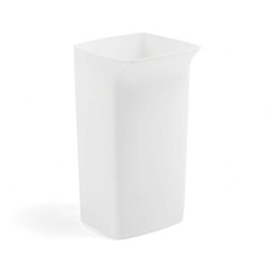 Pojemnik na odpady ALFRED, 590x320x360 mm, 40 L, biały