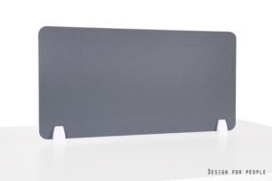 PRZEGRODA BIURKOWA 80X40 - BIAŁY/SZARY