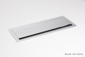 ALUMINIOWA MASKOWNICA KABLI - SREBRNY