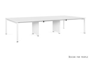 PASON - WORKSTATION 6 - BIAŁY - STELAŻ I BLAT - 360X140 CM - YZ-02 BIAŁY