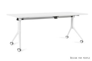CARL - BIAŁY - STELAŻ I BLAT - 180X80 CM - YZ-02 BIAŁY