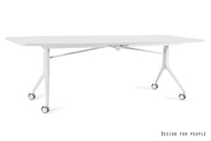 CARL TABLE - BIAŁY - STELAŻ I BLAT - 240X100 CM - YZ-02 BIAŁY