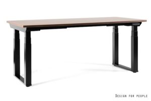 Q-FORM - STELAŻ I BLAT - 180X80 CM - YZ-17 - WALNUT