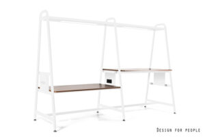 WYSPA PRACOWNICZA RS-55 - BIAŁA - YZ-17 WALNUT