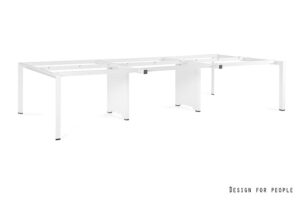 PASON - WORKSTATION 6 - BIAŁY - STELAŻ - SZEROKOŚĆ 360 CM