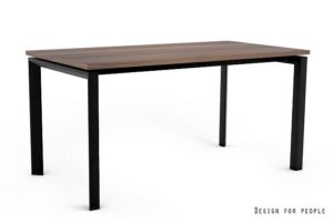 PASON - MANAGER DESK - CZARNY - STELAŻ I BLAT - 150X80 CM - YZ-17 WALNUT