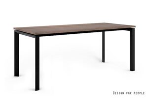PASON - MANAGER DESK - CZARNY - STELAŻ I BLAT - 180X80 CM - YZ-17 WALNUT