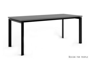 PASON - MANAGER DESK - CZARNY - STELAŻ I BLAT - 180X80 CM - YZ-13 ANTRACYT