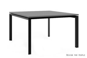 PASON - WORKSTATION 2 - CZARNY - STELAŻ I BLAT - 120X140 CM - YZ-13 ANTRACYT