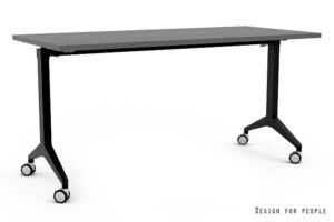 YUMI S - CZARNY - STELAŻ I BLAT - 150X70 CM - YZ-13 ANTRACYT