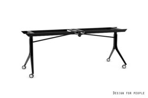 CARL TABLE - CZARNY - STELAŻ - SZEROKOŚĆ 192 CM