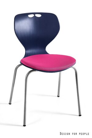 MATA (4 LEGS) - PP-U NIEBIESKI/TKANINA BL401 MAGENTA