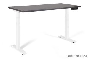 ACTIVE I - BIAŁY - STELAŻ I BLAT - 140X70 CM - YZ-13 ANTRACYT