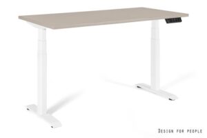 ACTIVE I - BIAŁY - STELAŻ I BLAT - 160X70 CM - YZ-14 BEŻOWY